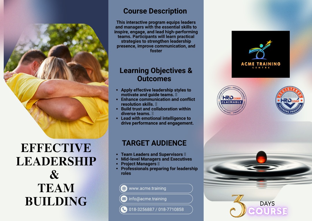 Effective Leadership & Team Building