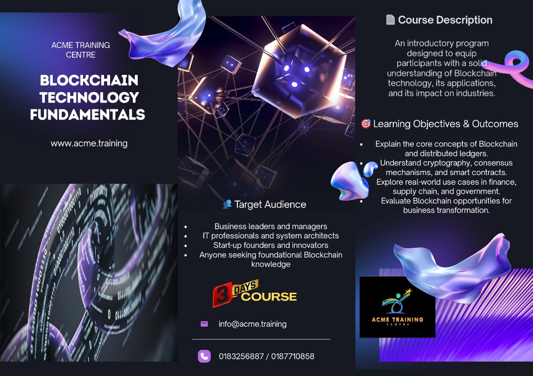 Blockchain Technology Fundamentals: Your First Step into the World of Blockchain